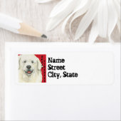 Grote Pyreneeën-kleurenblok Etiket (Insitu)