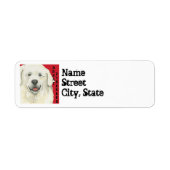 Grote Pyreneeën-kleurenblok Etiket (Voorkant)