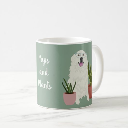  Grote Pyreneeën Koffiemok (Voorkant rechts)