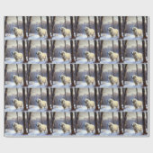 Grote Pyreneeën Laat het sneeuwen Kerstmis Cadeaupapier (Vlak)