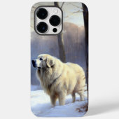 Grote Pyreneeën Laat het sneeuwen Kerstmis Case-Mate iPhone Case (Achterkant)