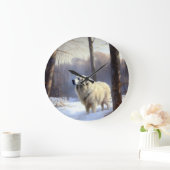 Grote Pyreneeën Laat het sneeuwen Kerstmis Grote Klok (Huis)