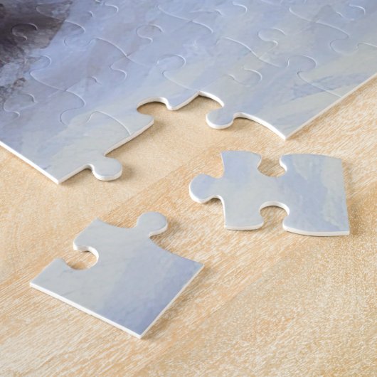 Grote Pyreneeën Laat het sneeuwen Kerstmis Legpuzzel (Zijkant)