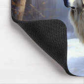 Grote Pyreneeën Laat het sneeuwen Kerstmis Muismat (Hoek)