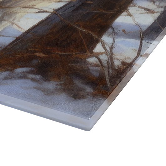 Grote Pyreneeën Laat het sneeuwen Kerstmis Snijplank (Hoek)