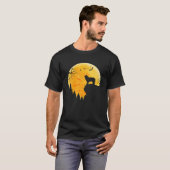 Grote Pyreneeën Lovers Halloween Moon T-shirt (Voorkant volledig)