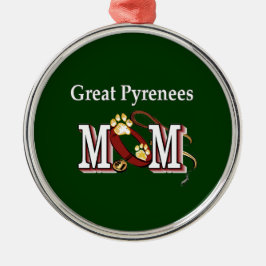 Grote Pyreneeën Mam Metalen Ornament
