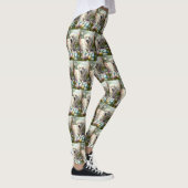 Grote Pyreneeën met Pasen Eieren Leggings (Rechts)