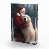 Grote Pyreneeën met Sinterklaas Feestelijke Kerstm Fotoblokken (Rechts)