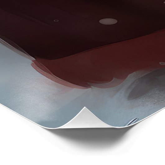 Grote Pyreneeën met Sinterklaas Feestelijke Kerstm Perfect Poster (Hoek)