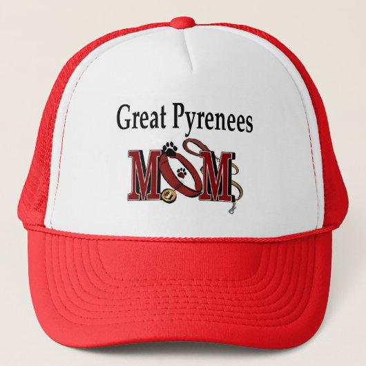 Grote Pyreneeën MOEDER Cadeaus Trucker Pet (Voorkant)