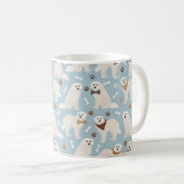 Grote Pyreneeën Mok van poten en Botten Koffie (Voorkant rechts)