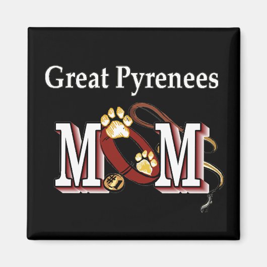 Grote Pyreneeën MOM-cadeaus Magneet (Voorkant)