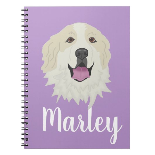 Grote Pyreneeën Notitieboek (Voorkant)