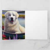 Grote Pyreneeën op een peddel: een Schilderachtig Kaart (Binnen)