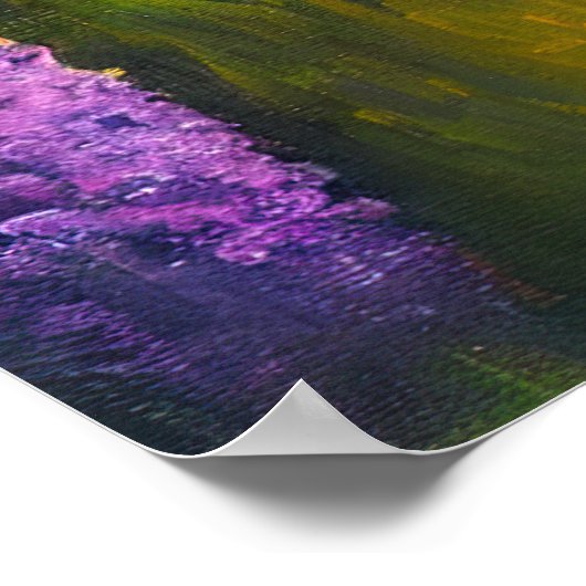 Grote Pyreneeën op een peddel: een Schilderachtig  Poster (Hoek)