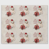 Grote pyreneeën-pap cadeaupapier (Vlak)