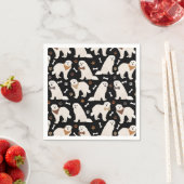 Grote Pyreneeën Paws en Botten Napkins Servet (Insitu)