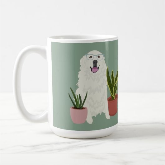 Grote Pyreneeën-Planten Koffiemok (Links)
