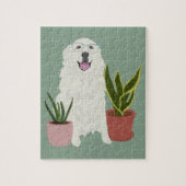 Grote Pyreneeën-Planten Legpuzzel (Verticaal)