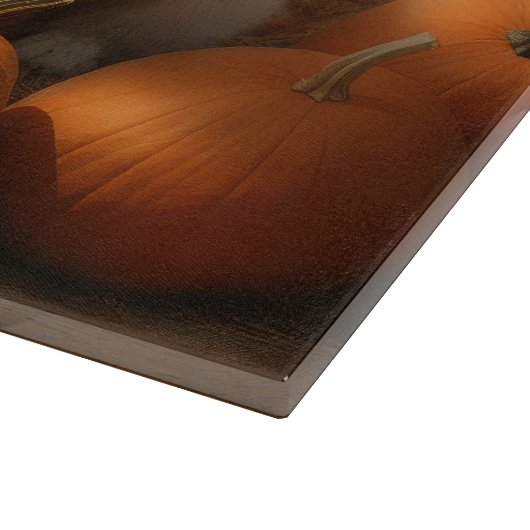 Grote Pyreneeën Puppy Herfst Delight Pompoen Snijplank (Hoek)