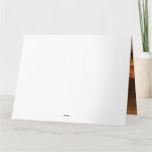 Grote Pyreneeën Puppy Herfst Plezier Pompoen  Kaart (Achterkant)