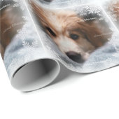 Grote pyreneeën Puppy Holiday Gift Wrap Cadeaupapier (Rol Hoek)