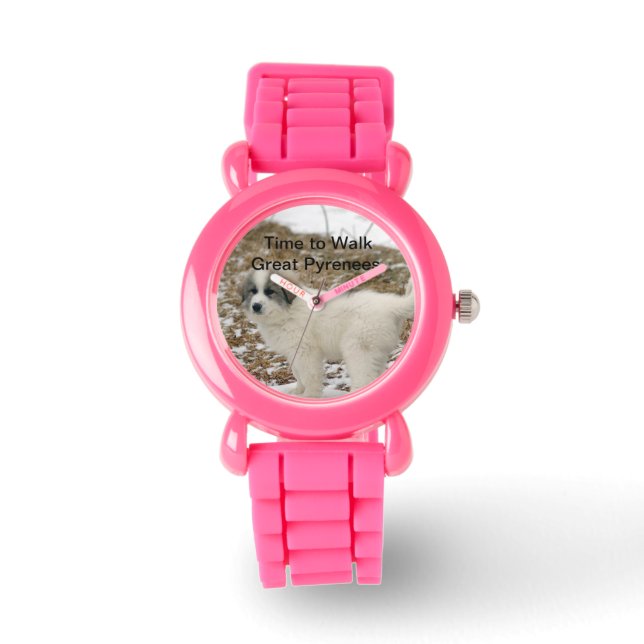Grote Pyreneeën Puppy horloge (Voorkant)