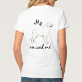 Grote Pyreneeën redden T-shirt (Achterkant)