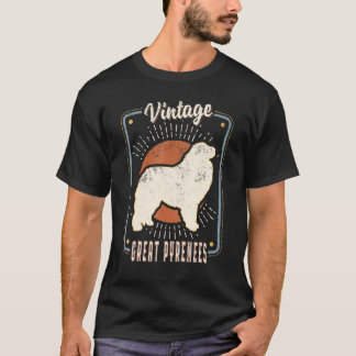 Grote Pyreneeën  Retro Classic Dog Love 1 T-shirt