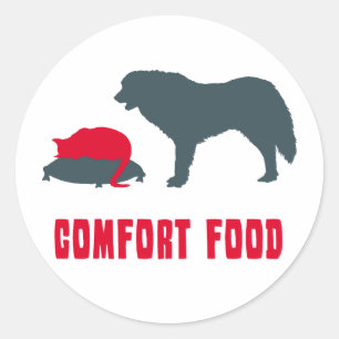 Grote Pyreneeën Ronde Sticker