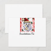 Grote Pyreneeën Santa Kaart (Voorkant / Achterkant)