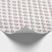 Grote Pyreneeën Santa Paws Cadeaupapier (Hoek)