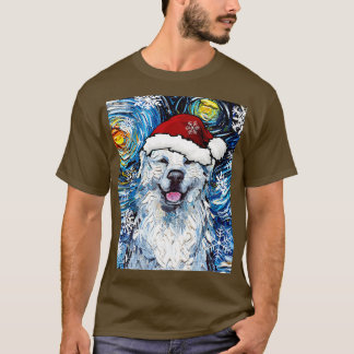 Grote Pyreneeën Santa T-shirt