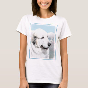 Grote Pyreneeën schilderen - Oorspronkelijke hond T-shirt