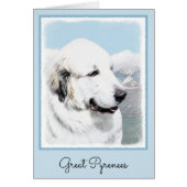 Grote Pyreneeën schilderen - Oorspronkelijke honde (Voorkant)