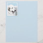 Grote Pyreneeën schilderen - Oorspronkelijke honde (Voorkant)