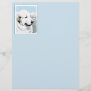 Grote Pyreneeën schilderen - Oorspronkelijke honde