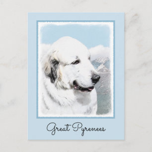 Grote Pyreneeën schilderen - Oorspronkelijke honde Briefkaart