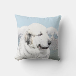 Grote Pyreneeën schilderen - Oorspronkelijke honde Buitenkussen