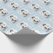 Grote Pyreneeën schilderen - Oorspronkelijke honde Cadeaupapier (Hoek)