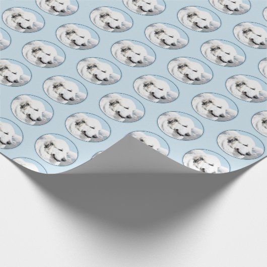 Grote Pyreneeën schilderen - Oorspronkelijke honde Cadeaupapier (Hoek)