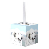 Grote Pyreneeën schilderen - Oorspronkelijke honde Decoratie (Achter hoekig)