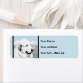 Grote Pyreneeën schilderen - Oorspronkelijke honde Etiket (Insitu)