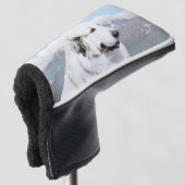 Grote Pyreneeën schilderen - Oorspronkelijke honde Golfheadcover (3/4 voorkant)