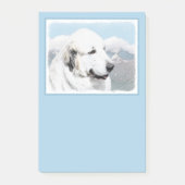 Grote Pyreneeën schilderen - Oorspronkelijke honde Post-it® Notes (Voorkant)