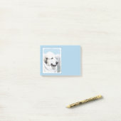 Grote Pyreneeën schilderen - Oorspronkelijke honde Post-it® Notes (Op bureau)