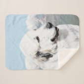 Grote Pyreneeën schilderen - Oorspronkelijke honde Sherpa Deken (Voorkant (horizontaal))