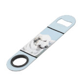 Grote Pyreneeën schilderen - Oorspronkelijke honde Speed Flessenopener (Achterkant Gekanteld)