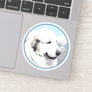 Grote Pyreneeën schilderen - Oorspronkelijke honde Sticker